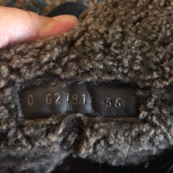 CHANEL INTERLOCKING CC LOGO SUEDE COMBAT BOOTS - Picture 8 of 11